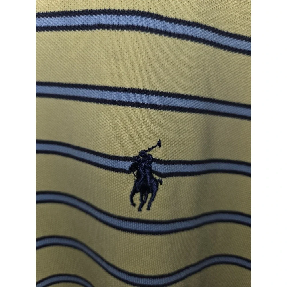 Ralph Lauren Shirt Mens XLarge‎ POLO GOLF wigwam golf Embroidered Sleeve Striped